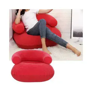 Pouf Gonflable Avec Accoudoir Avec Pompe à Air GRATUIT