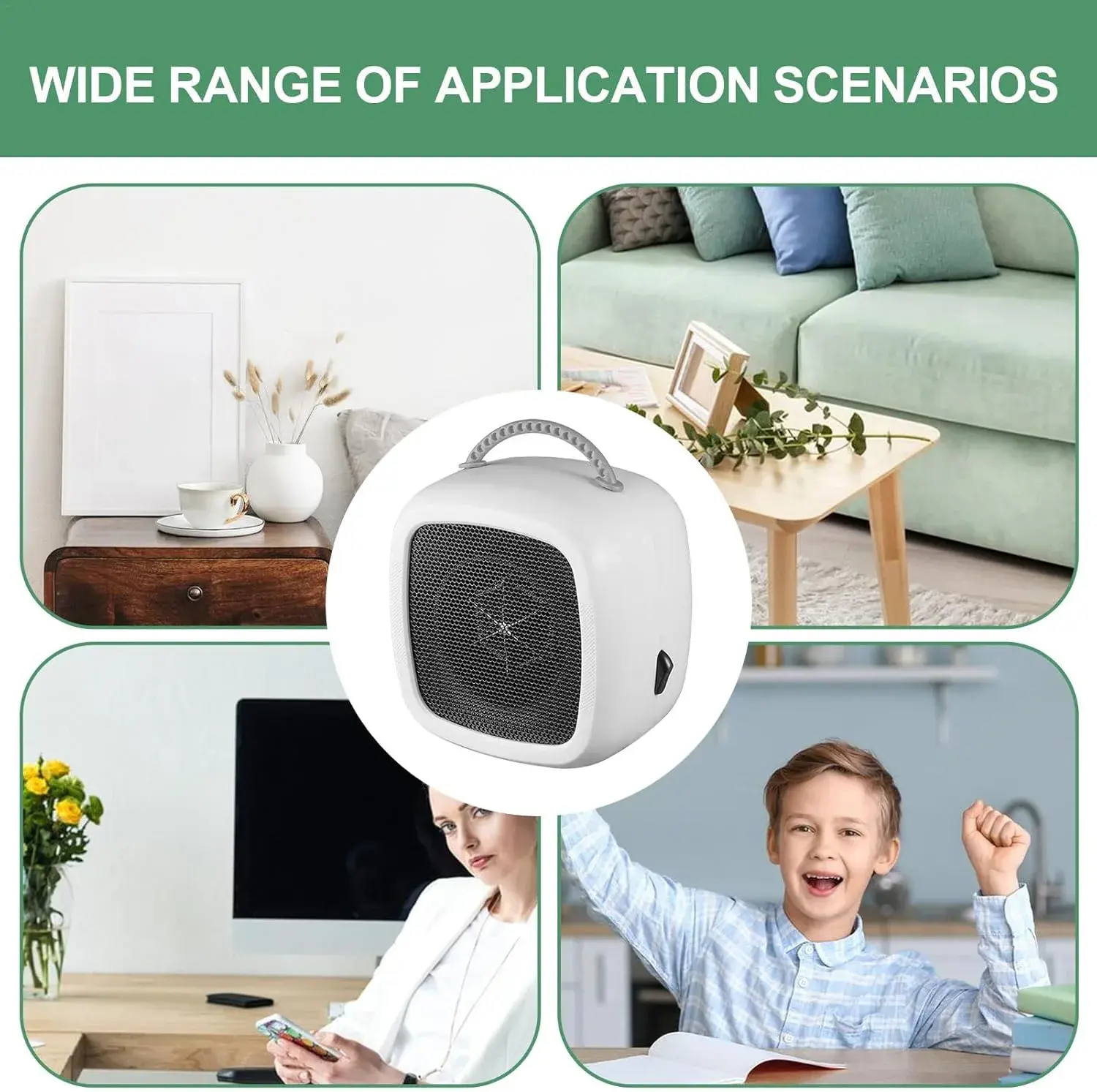 Chauffage efficace 600 W pour chambre à coucher 2 Détail & Finition 1