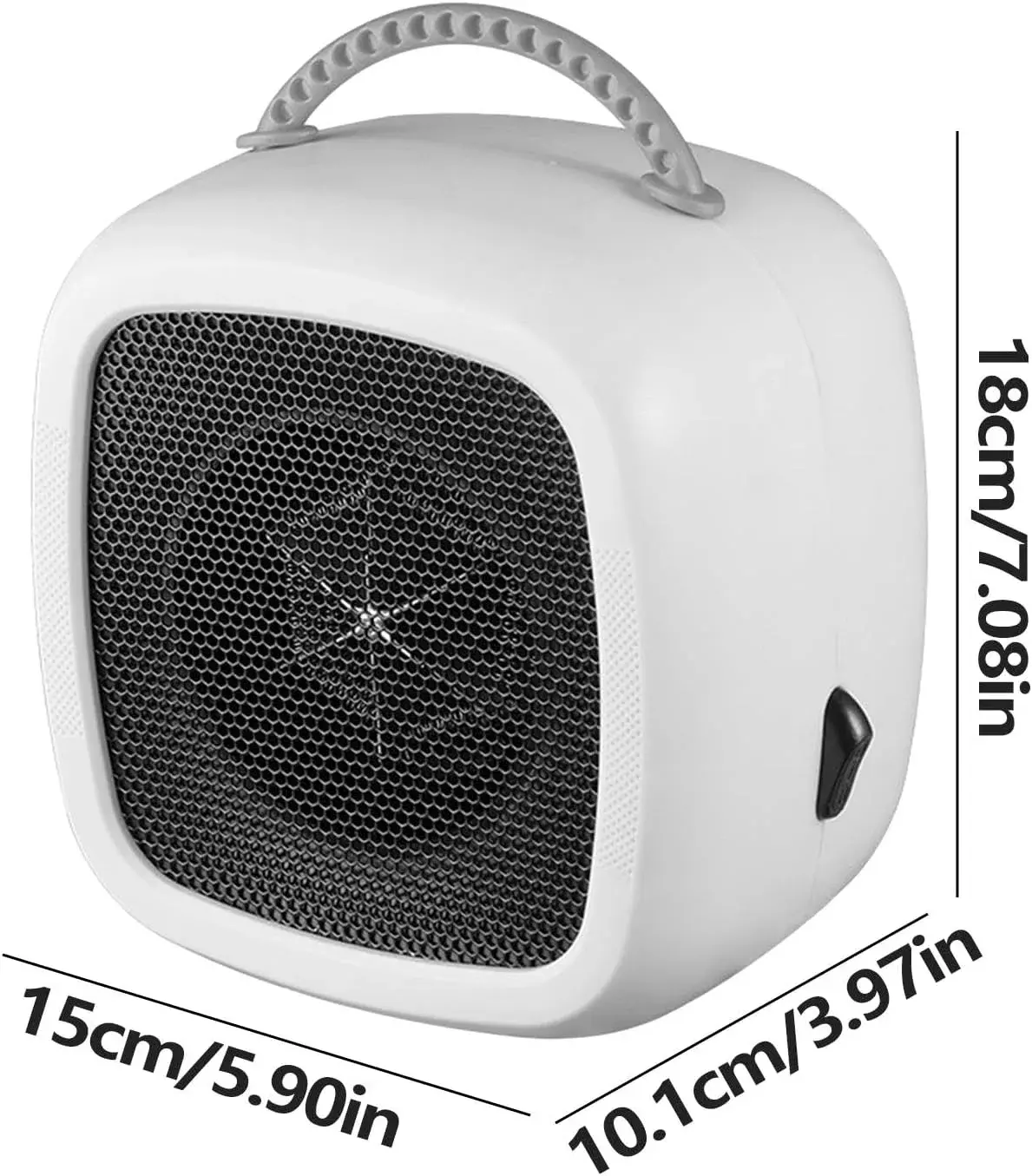 Chauffage efficace 600 W pour chambre à coucher 3 Détail & Finition 2