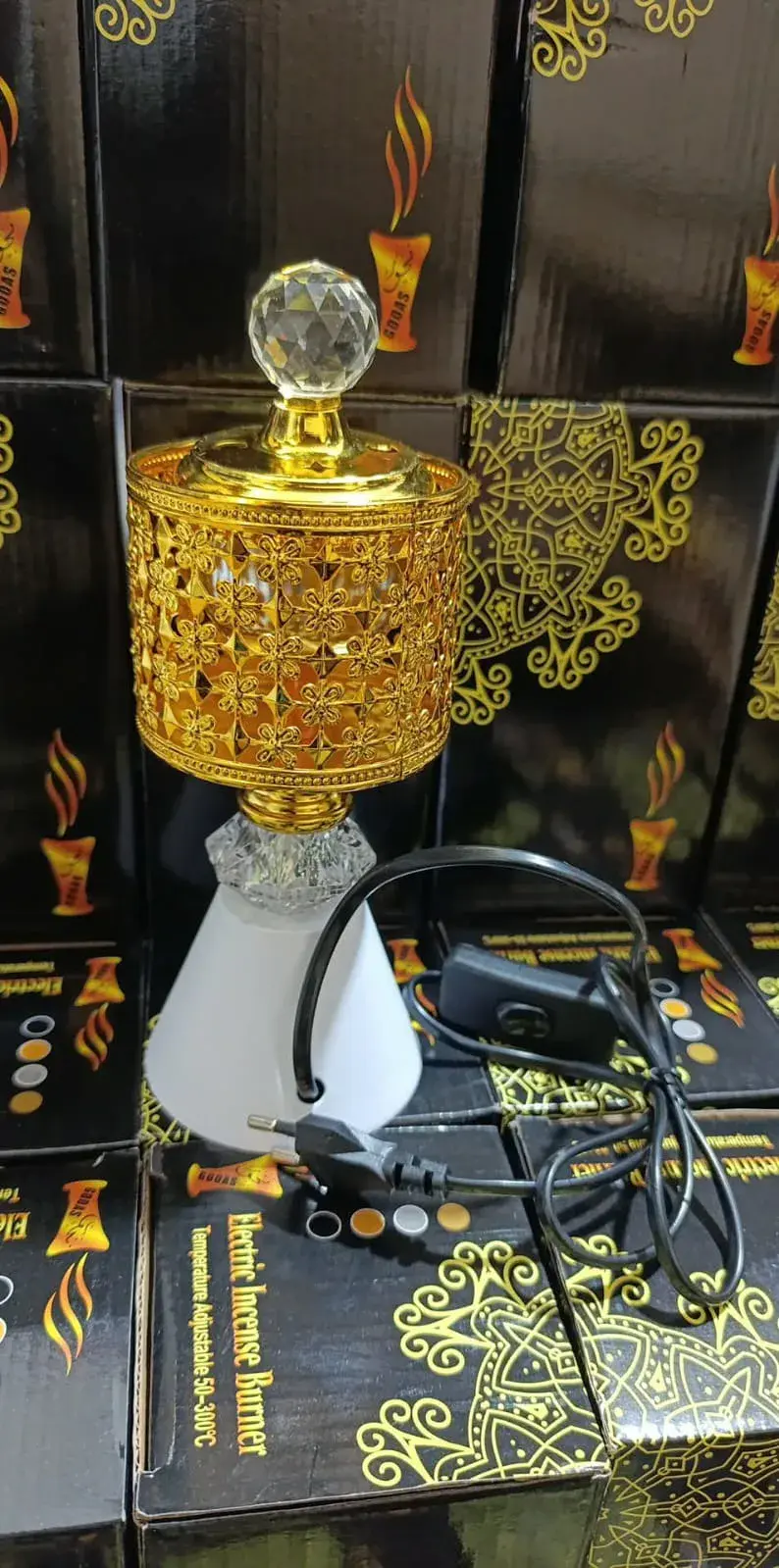 Brûleur d’encens électrique luxueux GOOAS 2 Détail & Finition 1
