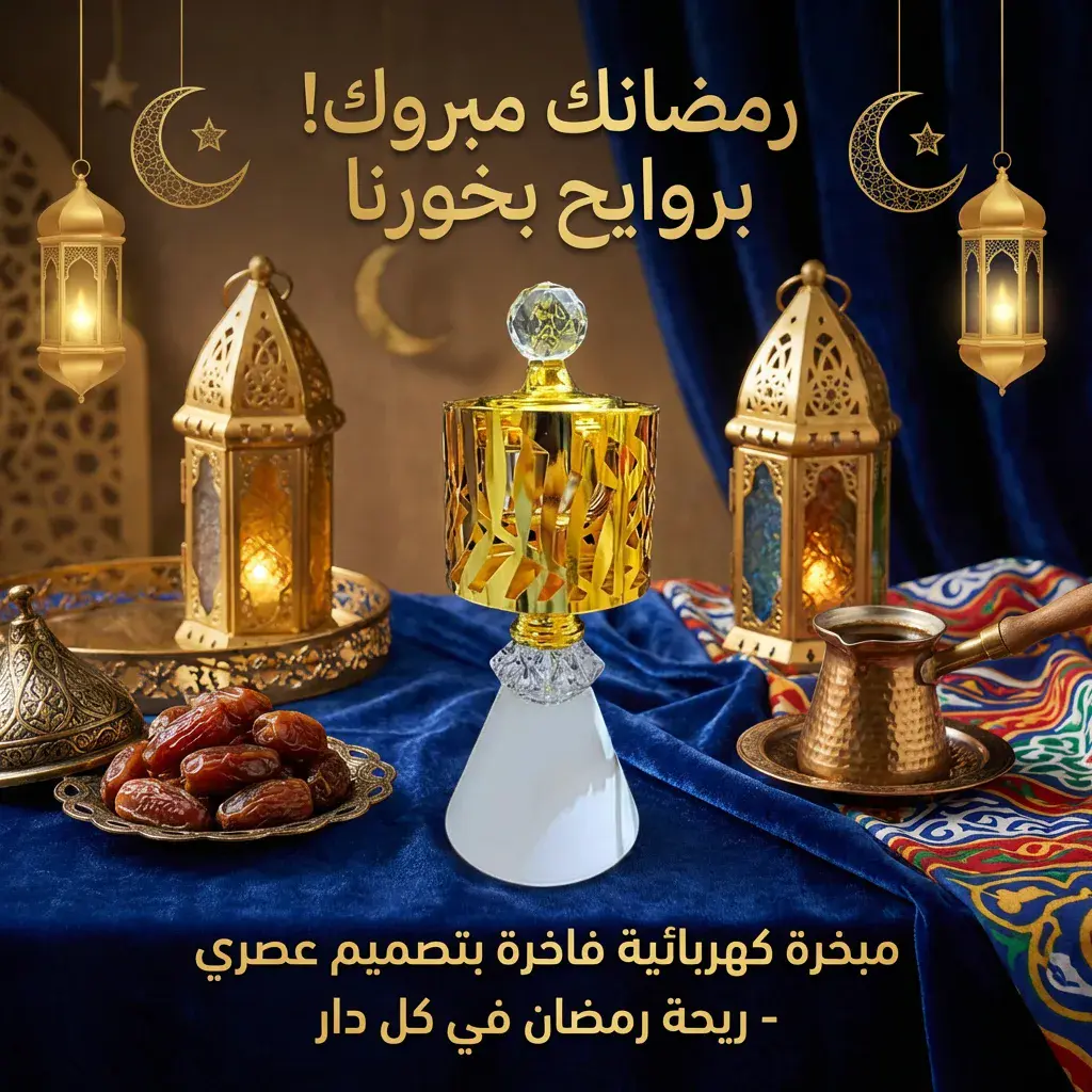 مبخرة كهربائية فاخرة بتصميم عصري 2 Vue Globale