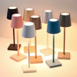 Lampe De Table Portables Sans Fil Rechargeable Avec Tactile