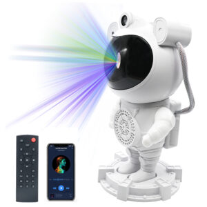 Astronaut Galaxy Projector LED Night Light Speaker Remote Control