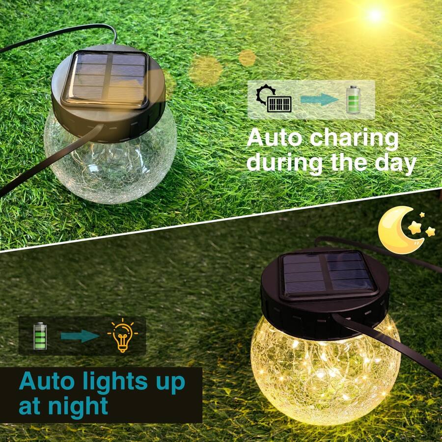 Lanternes solaires d'extérieur étanches 4 Détail & Finition 3