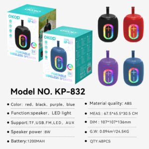 Enceinte Bluetooth portable OKOP