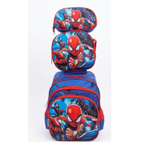 Pack Ensemble 3 Pièces Sac à Dos + Sacoche Bandoulière + Trousse