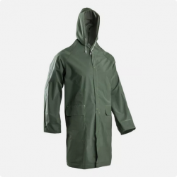 Manteau Imperméable Long Protection Pluie & Vent – Vert Forêt