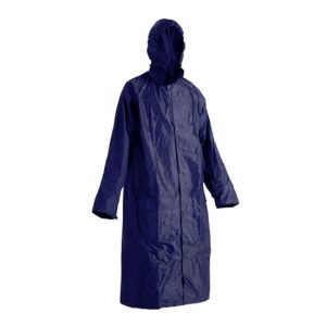 Manteau Imperméable Long Protection Pluie & Vent – Bleu Marine