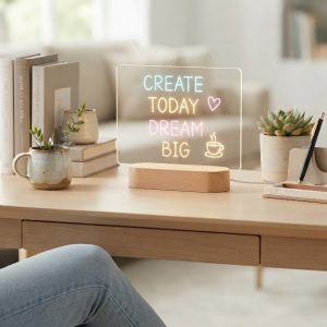 Veilleuse décorative et panneau mémo lumineux