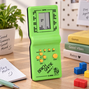 Console Rétro Portable Brick Game 9999-in-1 Classique Vintage