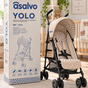 Poussette Compacte et Légère Asalvo YOLO Pliable Voyage