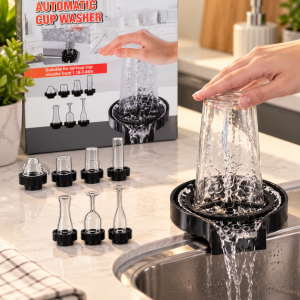 Rince-Verres Automatique Haute Pression pour Évier & Bar