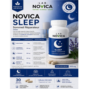Complément Sommeil Naturel NOVICA Sleep – Sommeil Profond & Réparateur