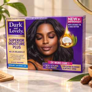 Kit Défrisant Nourrissant Dark and Lovely Cheveux Crépus & Défrisés