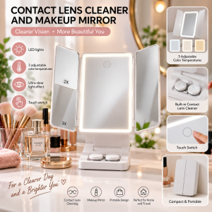 Miroir Maquillage LED Pliable Tunisie