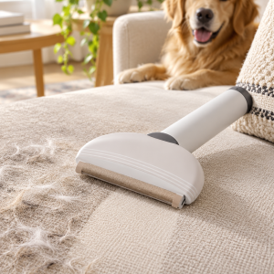 Brosse Anti-Poils & Anti-Peluches 2 en 1 Réutilisable pour Vêtements et Canapés